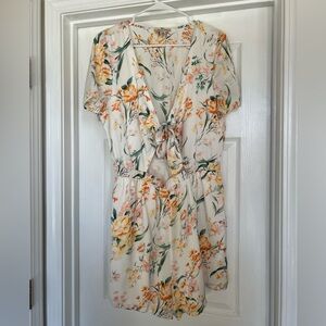 American Eagle tie front romper large TALL